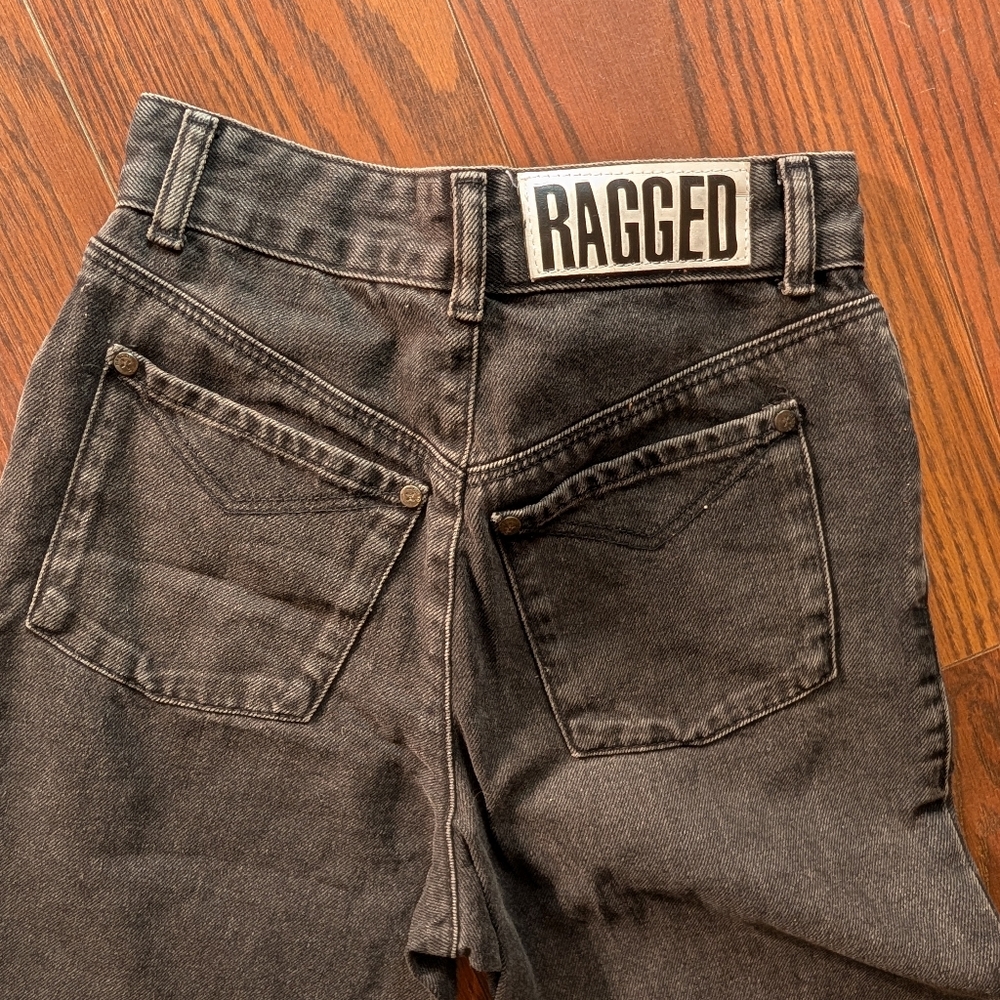 The Ragged Priest Black Jeans Colorful Stars Sz 24 - Picture 7 of 9